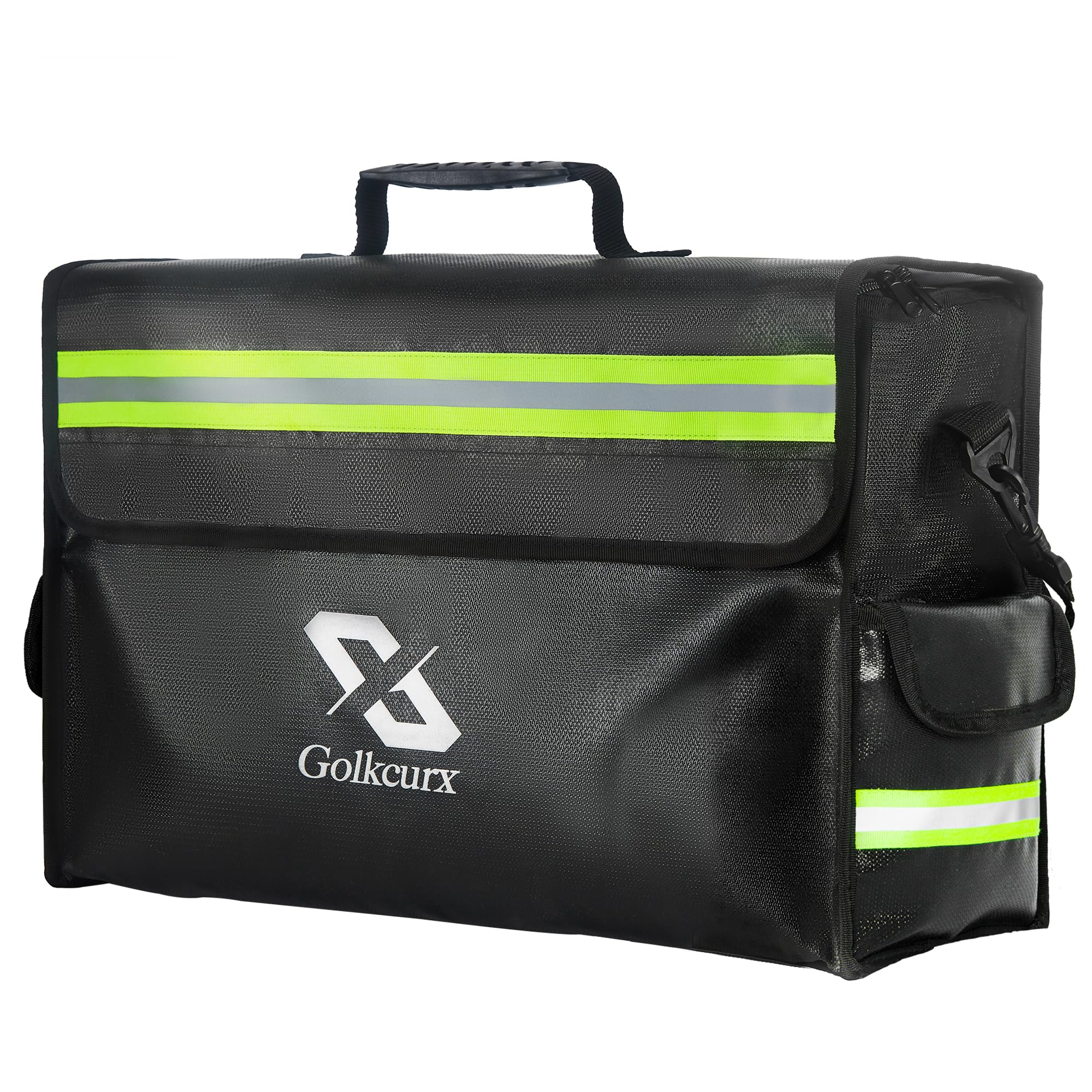 Fireproof Document Bag - Fireproof Document Box - Fireproof Money Bag Keep Your Valuables Safe 17 x 12 x 5.8 inches