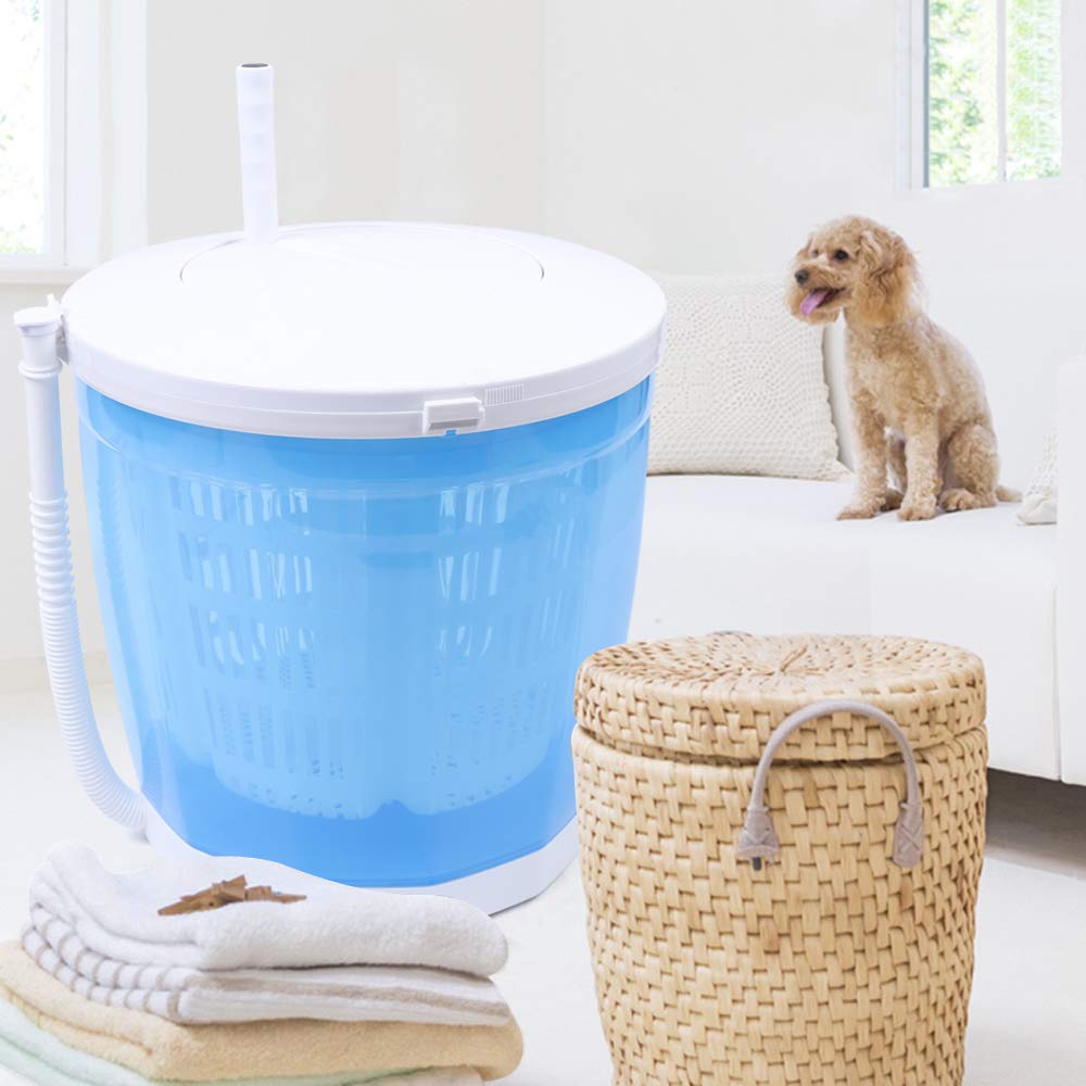 2 in 1 Portable Washer Spin Dryer Washing Machine Mini Travel Outdoor，Manual Washing Machine Portable Laundry Washer for Camping, Apartments, Dorms