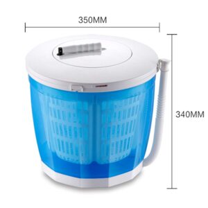 2 in 1 Portable Washer Spin Dryer Washing Machine Mini Travel Outdoor，Manual Washing Machine Portable Laundry Washer for Camping, Apartments, Dorms