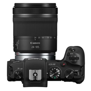 Canon EOS RP Mirrorless Digital Camera with RF 24-105mm f/4-7.1 STM Lens + 128GB Memory + Case + Tripod + Filters (38pc Bundle) (Renewed)