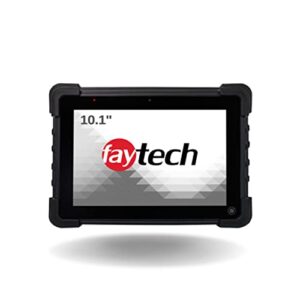 faytech 10.1" rugged industrial ip65 waterproof pc tablet windows 10 pre-installed, n4200 quad-core cpu, 6gb ram+128gb emmc, integrated w-lan, bluetooth 5.2, rechargeable 7.4v/7000mah battery