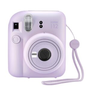 Fujifilm Instax Mini 12 Instant Camera with Case, 40 Fuji Films, Decoration Stickers, Frames, Photo Album and More Accessory kit (Lilac Purple)