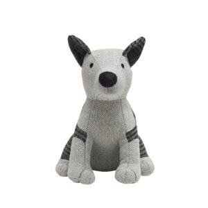 elements 8.66x11.02x11.02 inch gray dog weighted fabric door stopper