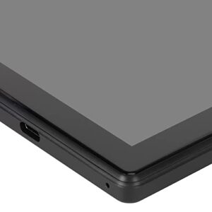 Qinlorgo 10.1 Inch Tablet, Octa Core Processor Front 800W Rear 1600W 100‑240V Black Unlocked 4G Tablet PC for Home (US Plug)