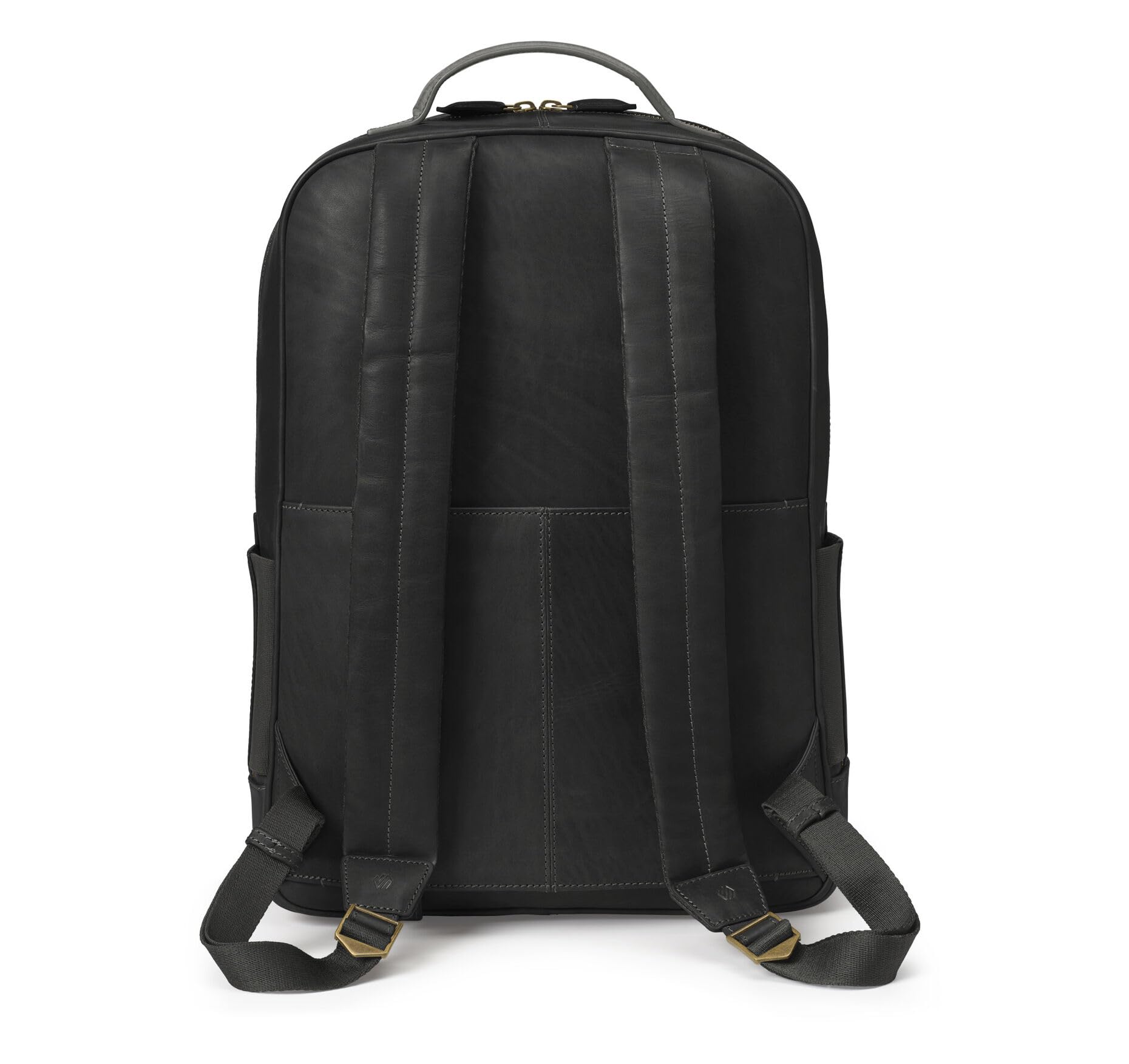 Johnston & Murphy Men's Rhodes Backpack Black Full Grain