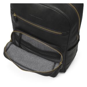 Johnston & Murphy Men's Rhodes Backpack Black Full Grain