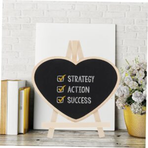 2pcs Vertical Blackboard Chalk Board for Kids Desk Signs Chalkboard for Kids Chalkboard Signs Small Message Board Small Chalkboard Sign Wooden Food Child Graffiti