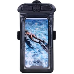 vaxson phone case black, compatible with innioasis g1 mp3 player waterproof pouch dry bag [ not screen protector film ]