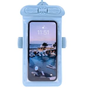 vaxson phone case, compatible with innioasis g1 mp3 player waterproof pouch dry bag [ not screen protector film ] blue