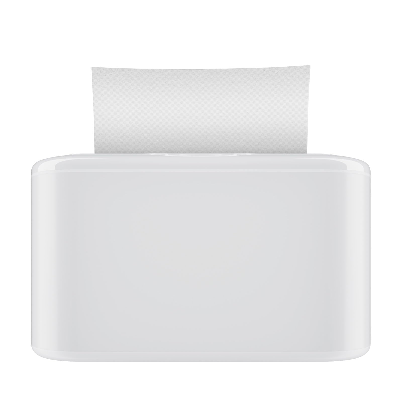 Xlxker Paper Towel Dispenser Countertop, Multifold Hand Towel Dispenser for Bedroom, Bathroom, Kitchen, Toilet (White)