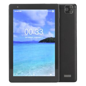 acogedor 8.1inch android tablet, 720x1280 hd display mtk6592 cpu 4gb ram 64gb rom 3g calling tablet with 3 card slot, support 2.4g 5g wifi, 5000mah, black