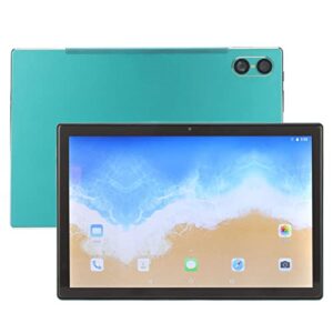 android 12 tablet 10 inch tablet, octa core cpu 8gb ram 256gb rom, 1960x1080 10 inch ips screen, 7000mah battery, 8mp and 16mp cameras, green