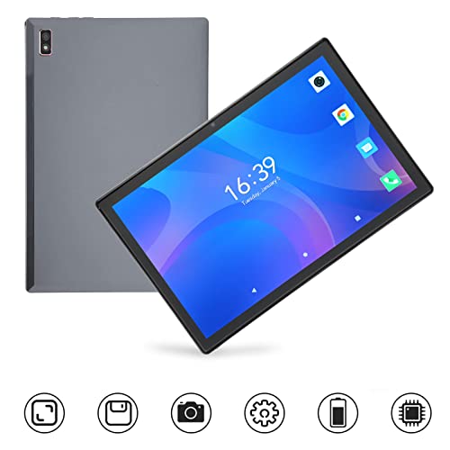 Android 12 Tablet 10.1 Inch Smart Tablet, Octa Core CPU 12GB RAM 256GB ROM, Support 4G LTE, 2.4G 5G Dual Band WiFi, 8MP Front and 16MP Rear Cameras (Iron Gray)