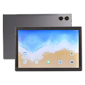 android 12 tablet 10 inch tablet, octa core cpu 8gb ram 256gb rom, 1960x1080 10 inch ips screen, 7000mah battery, 8mp and 16mp cameras, gray