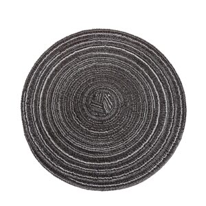 round dinner table centerpiece placemats washable woven vinyl placemats for dining table easy to clean plastic placemats dark place mats