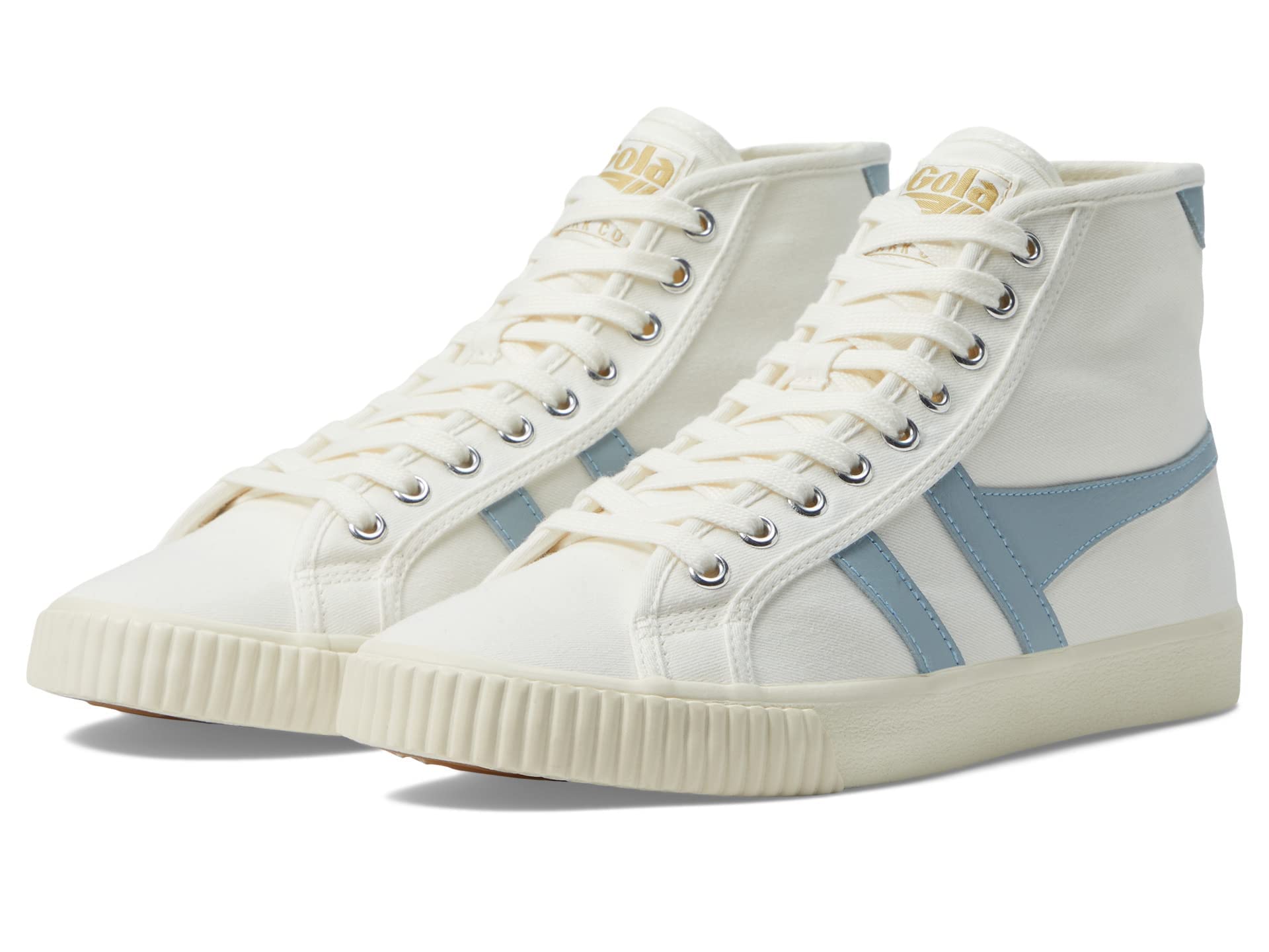 Gola Tennis Mark Cox High Off-White/Ice Blue 8 B (M)