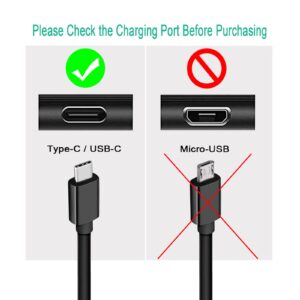 Charger for Nokia 2760 C100 X100 XR20 G10 G20 G50 G300 8V T10 T20 C200, Nokia 3.4 5.3 5.4 6.1 6.2 7.2 8.3 9 Phone Charger AC Adapter USB C Charging Cable Cord - UL Listed
