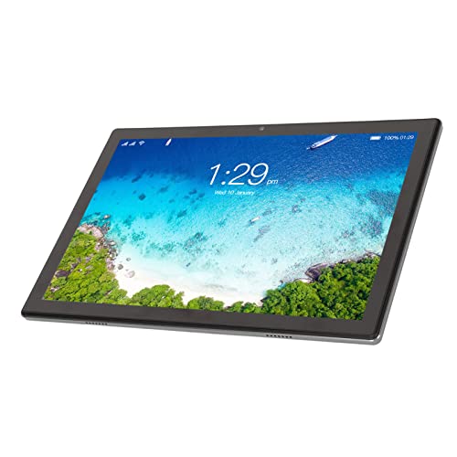 Soraz Tablet Computer, Tablet PC 100‑240V 4GB RAM 64GB ROM for Android10 for Students (US Plug)