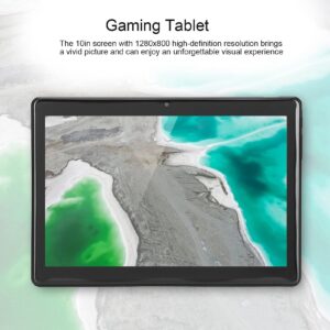 GOWENIC Tablet, 10-Inch IPS EightCore 32Gb ROM 1GB RAM Tablet PC,for Android 5.1, 2G/3G Phone Black Flat PC,for Reading EBooks, Watching Videos, and Playing Games (US Plug)