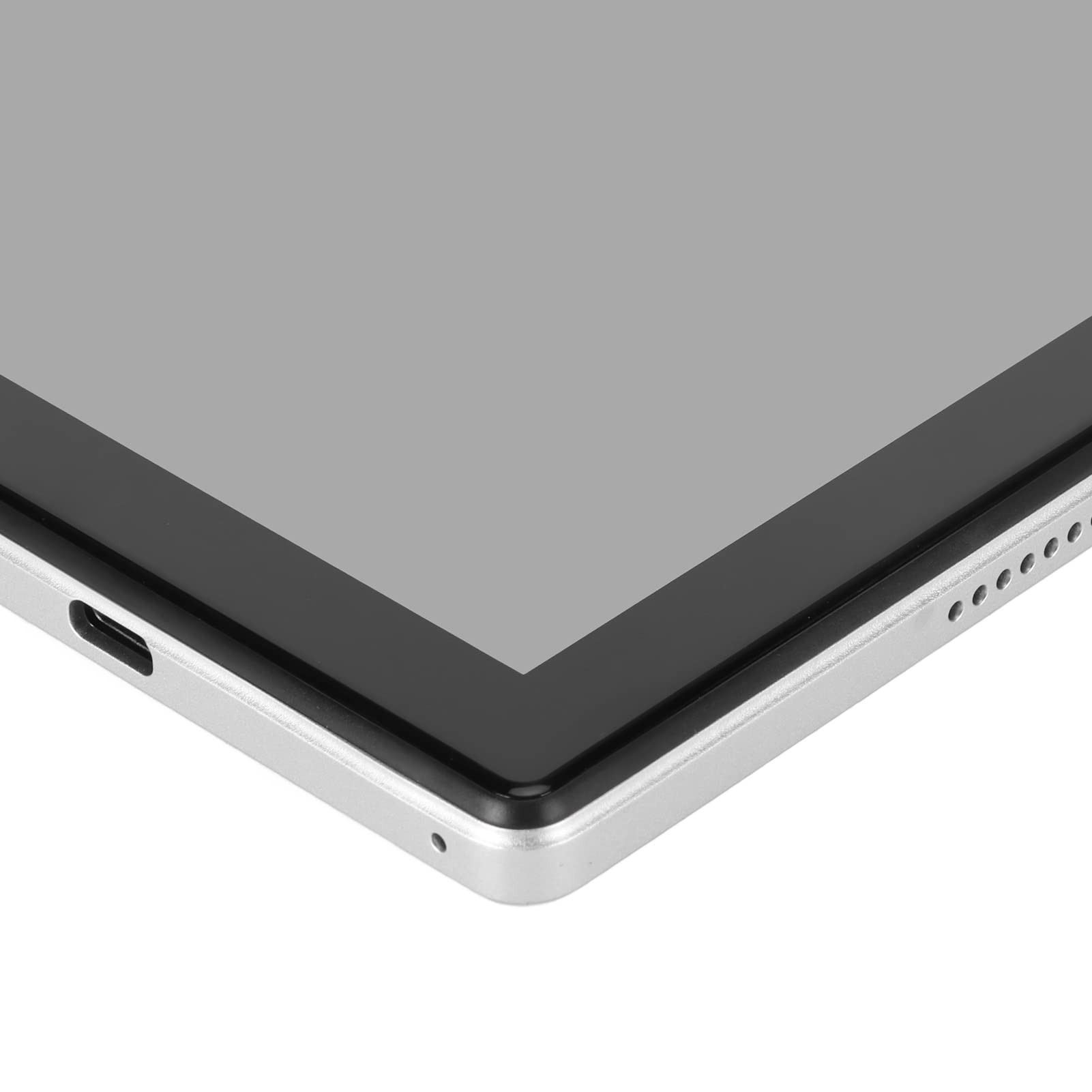 Qinlorgo 10.1 Inch Tablet PC USB C Charging Port 100-240V Tablet PC Octa Core 8GB RAM 256GB ROM White for Student School Office (US Plug)