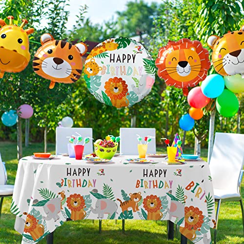 Safari Birthday Party Supplies Jungle Foil Balloon for Safari Jungle Theme Birthday Decorations