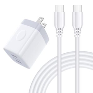 super fast samsung charger fast charging cable for galaxy a54 a14 5g a13 a24 a15 s23 a03s a53 s22 ultra s21 s20 a25 a23 pixel 8 7 pro,25w wall plug android phone block adapter,6ft 60w type c to c cord