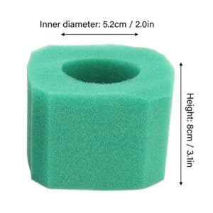 Naroote Filter Pump Cartridge Sponge, Filter Foam 4pcs Effective Filtration Replacement for Swimming Pools for Fish Tanks