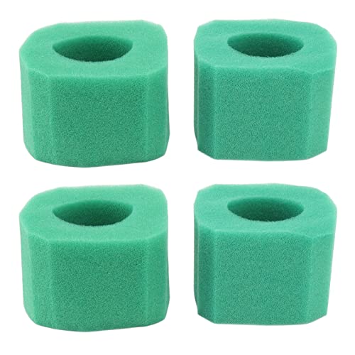 Naroote Filter Pump Cartridge Sponge, Filter Foam 4pcs Effective Filtration Replacement for Swimming Pools for Fish Tanks