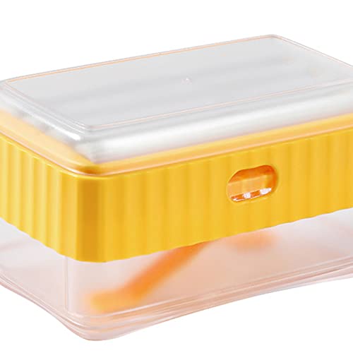 Qinlorgo Box, Bathroom Decorative Multifunctional Drainage Foaming Tray (Yellow)