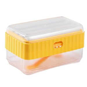 Qinlorgo Box, Bathroom Decorative Multifunctional Drainage Foaming Tray (Yellow)