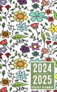 2024-2025 pocket planner: monthly two year appointment organizer from january to december