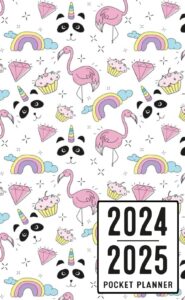 2024-2025 pocket planner: monthly two year appointment organizer from january to december