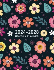 2024-2028 monthly planner: five-year calendar schedule organizer with federal holidays and inspirational quotes from january 2024 to december 2028