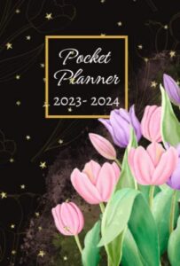 pocket planner 2023-2024: small 2 year monthly agenda for purse | chaos coordinator 2023-2024