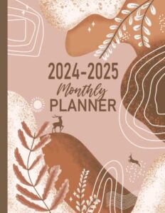 2024-2025 monthly planner: january to december with a notes section (minimalist design cover)