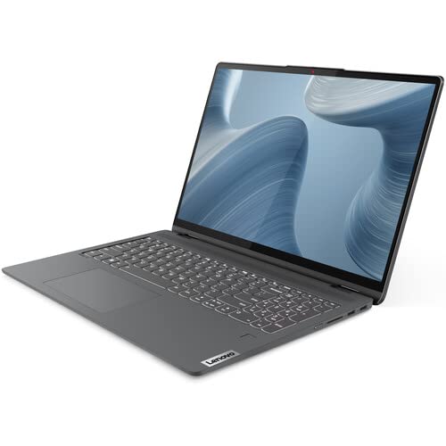 LENOVO Flex 5 2-in-1 Laptop 2023, 16" 2.5K Touchscreen, 12th Intel Core i7-1255U 10-Core, Iris Xe Graphics, 16GB RAM 1TB SSD, Thunderbolt 4 Wi-Fi 6 Backlit KB FP Reader, Windows 11, COU 32GB USB