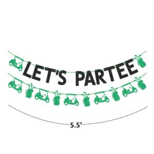 Let's Partee Golf Themed Banner for Golf Party Golf Birthday Party Decorations