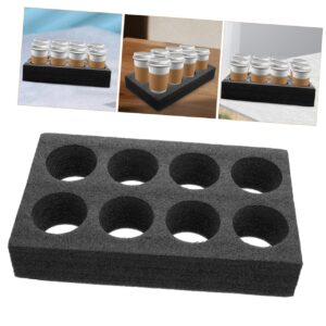 Happyyami 4 Pcs Milk Tea Cup Holder Beverage Carrier Tray Packing Tray Accessory Tray Car Stands Water Bottle Carrier Universal Drinking Cup Holder 8 Cup Pearl Cotton Insulation Cages