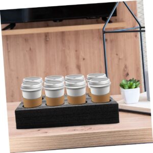 Happyyami 4 Pcs Milk Tea Cup Holder Beverage Carrier Tray Packing Tray Accessory Tray Car Stands Water Bottle Carrier Universal Drinking Cup Holder 8 Cup Pearl Cotton Insulation Cages