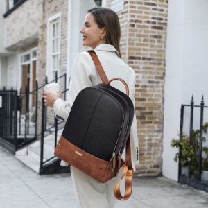 CLUCI Small Crossbody Purses bundles with Leather Laptop Backpack