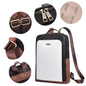 CLUCI Crossbody Purses bundles with Laptop Backpack for Women