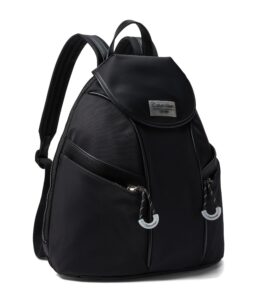 calvin klein women's sydney nylon backpack, black, medium