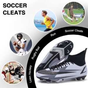 Soccer Cleats Mens Women Soccer Shoes Gmens Football Cleats Tacos De Futbol para Hombre Guayos De Fútbol Football Shoes Youth Professional Turf Soccer Training Shoes High Top Football Boots AG/FG