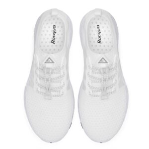 Racqua Womens Water Shoes Swim Lightweight Quick Drying Beach Aqua Shoes Walking Shoes for Swimming or Water Sport White 8.5