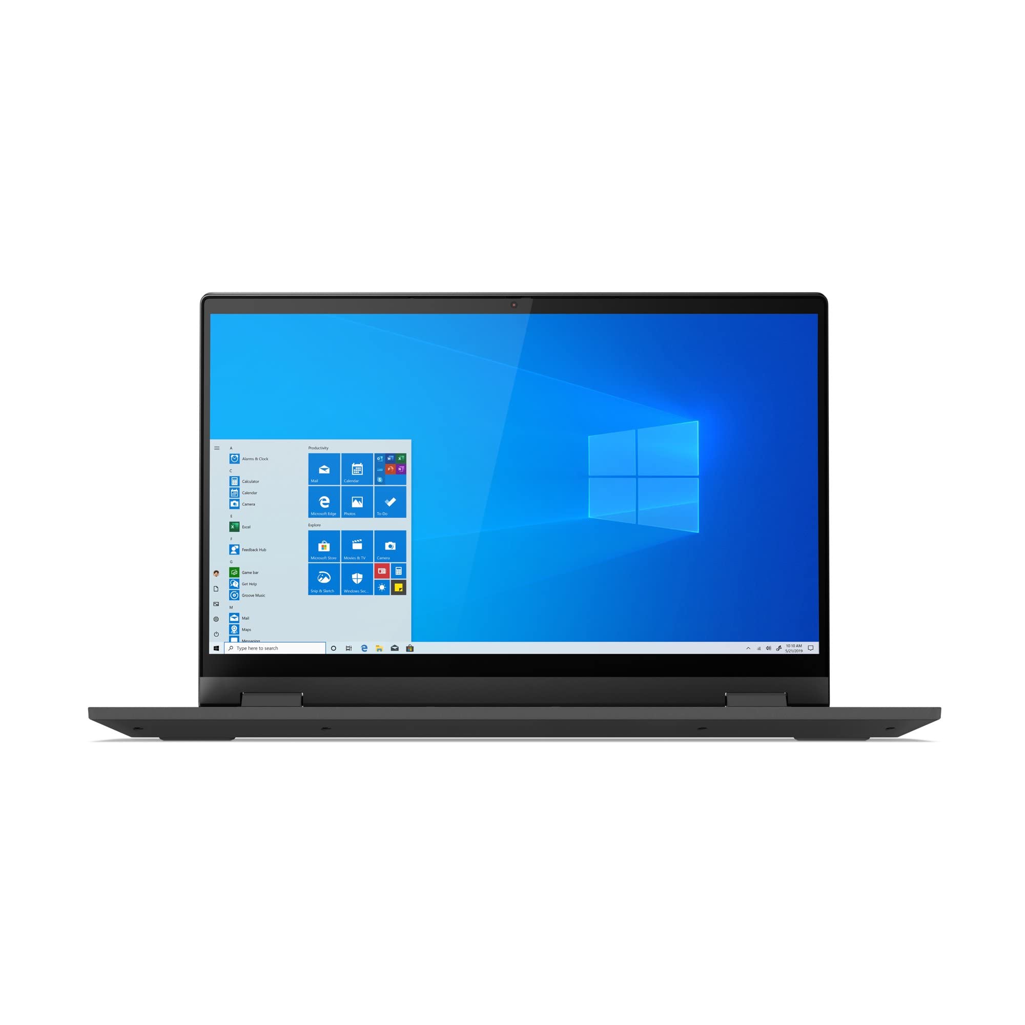 Lenovo IdeaPad Flex 5i 2-in-1 Laptop 2022, 14" FHD Touchscreen, 11th Dual-Core Intel i3-1135G4, 4GB DDR4, 128GB NVMe SSD, UHD Graphics, Fingerprint, WiFi-5, Grey, Windows 11 Pro, COU 32GB USB Drive