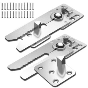 sectional couch connectors,couch connections for sectionals,sofa connector bracket with 16 screws, suitable for loveseat(sofa alligator clips 2 pairs)