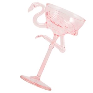 margarita glasses glass drinking glasses flamingo filter red wine decanter cup mugs goblet cocktail drinking sipper stemware with built-in for champagne whiskey containers pink