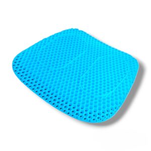 emosty large gel seat cushion for long sitting with air flow, portable anti-lip gel cushion for office home chair, car seat, wheelchair