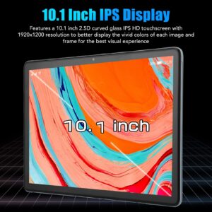 10.1Inch Tablet, 1920x1200 IPS HD Touchscreen 8GB RAM 128GB ROM Support BT WiFi GPS FM LTE Mobile Calling, PC Tablet for Android 11.0 (Grey)