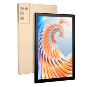 Zunate Android 12 Tablet, 10.1 inch WiFi Tablets 8GB RAM 256GB ROM, Quad Core Processor Tableta Computer with Dual Camera, 7000mAh Battery, 1960x1080 FHD Touchscreen